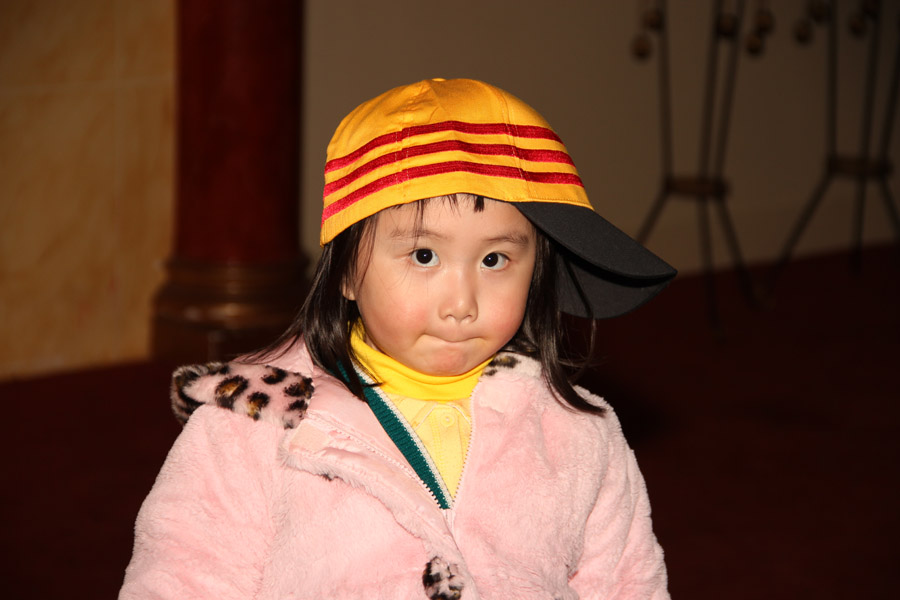 102 - Cute little girl in baseball cap at Viet function at Cabramatta.