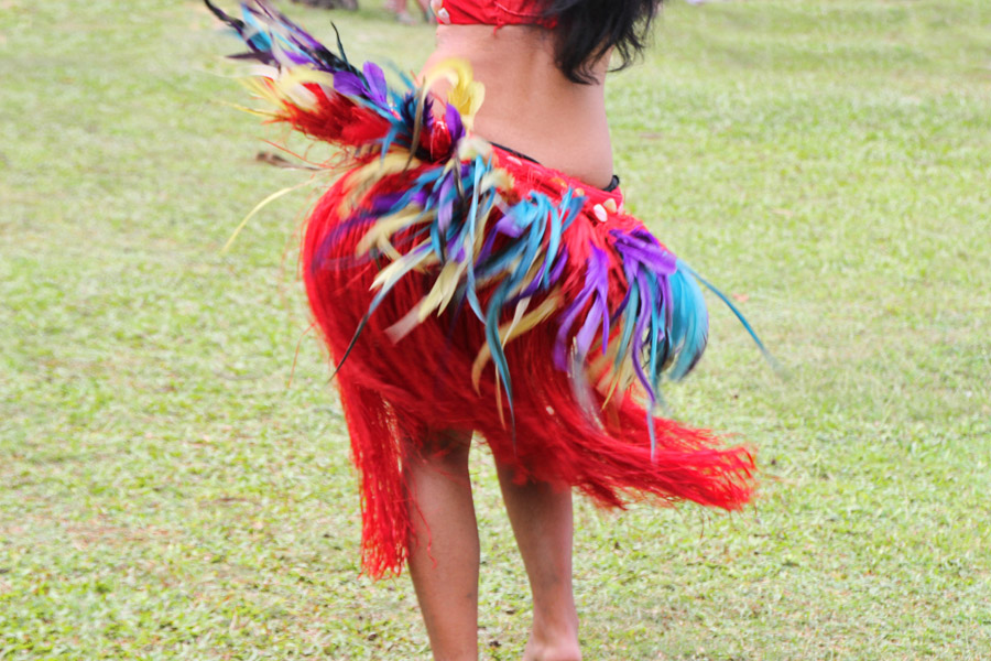 111 - Cook Islands dancer's bottom.