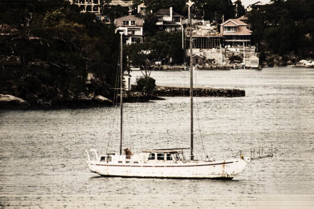 131 - Sepia yacht from Gladesville hospital.