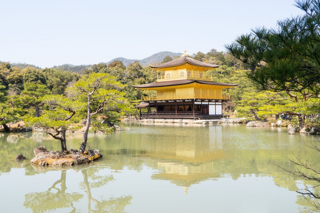 Golden temple near Kyoto. #405