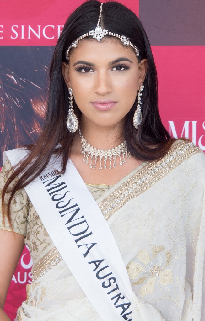 # 466. Aarzu Singh, winner of the Miss India competition, Sep 2017.